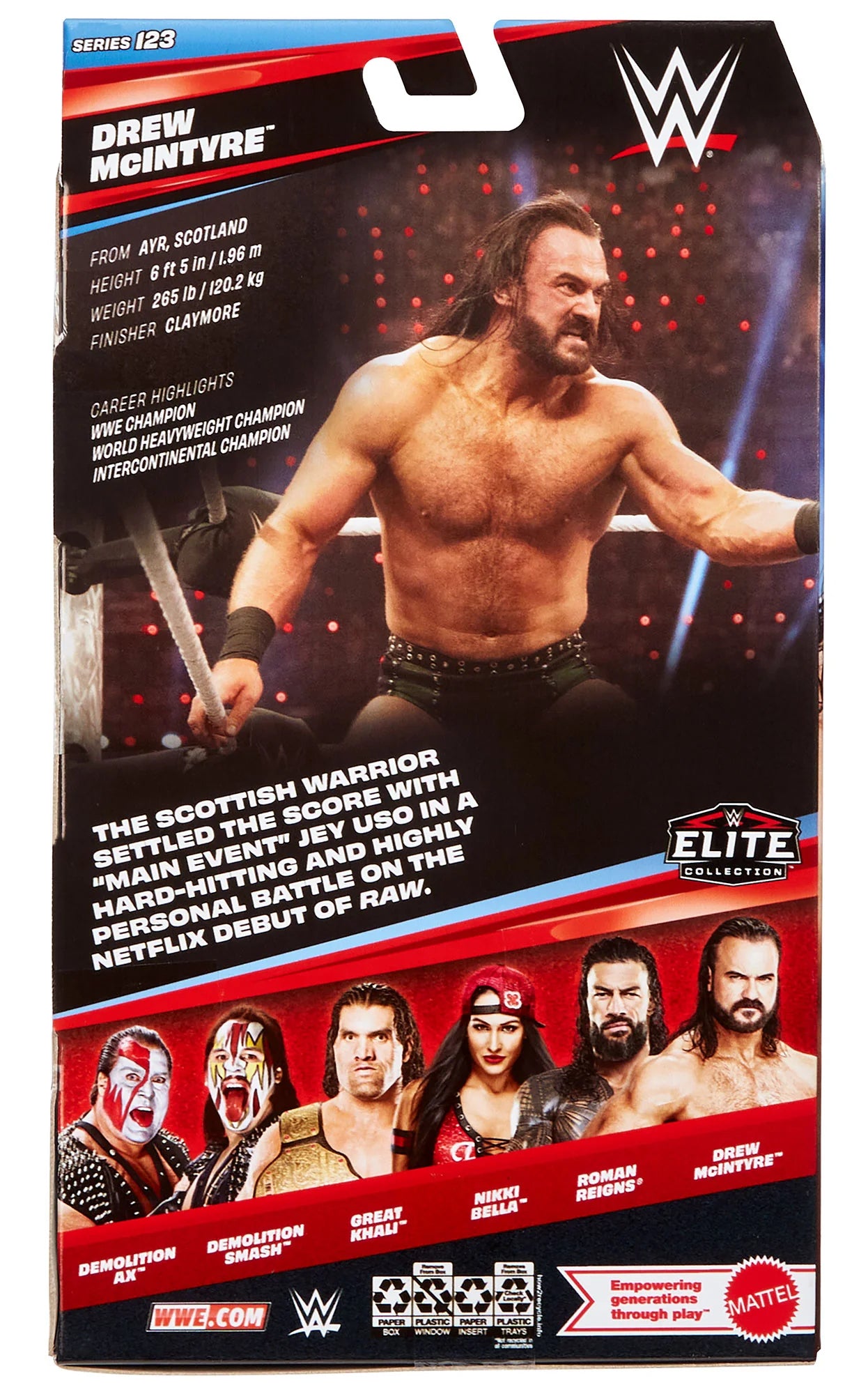 WWE Drew McIntyre Elite Action Figure Series 123