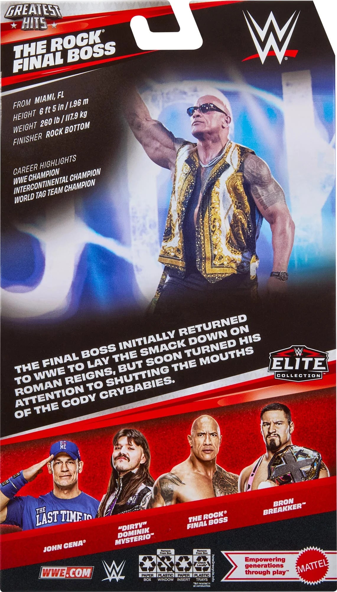 WWE The Rock Elite Collection Greatest Hits