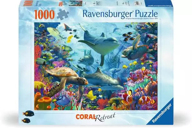 Coral Reef Retreat 1000 Piece Jigsaw Puzzle