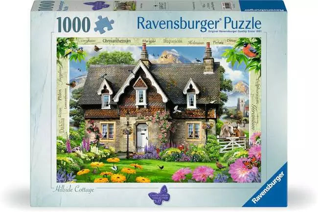 Hillside Cottage 1000 Piece Jigsaw Puzzle