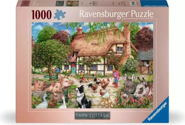 Farm Cottage 1000 Piece Jigsaw Puzzle