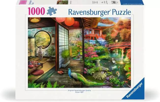 Japanese Garden Teahouse 1000 Piece Jigsaw Puzzle