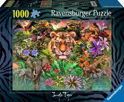 Jungle Tiger 1000 Piece Jigsaw Puzzle