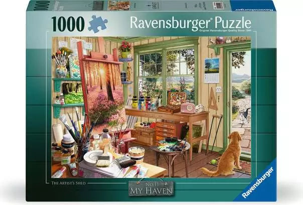 The Artists Shed 1000 Piece Jigsaw Puzzle