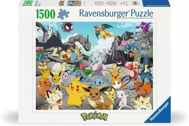 Pokemon Classics 1500 Piece Jigsaw Puzzle