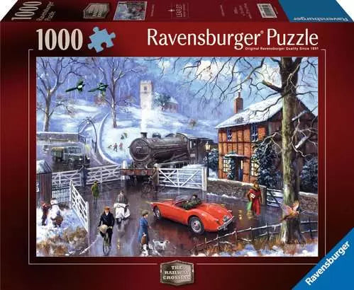 Railway Crossing 1000 Piece Jigsaw Puzzle