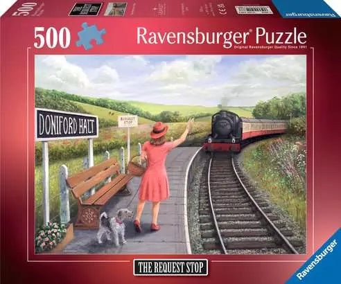 AT Lady on the Platform 500 Piece Jigsaw Puzzle