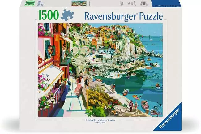 Romance in Cinque Terre 1500 Piece Jigsaw Puzzle