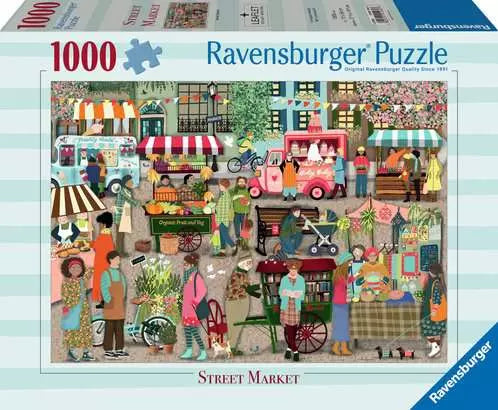 Street Market 1000 Piece Jigsaw Puzzle