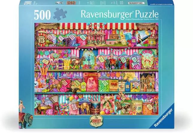 The Sweet Shop 500 Piece Jigsaw Puzzle