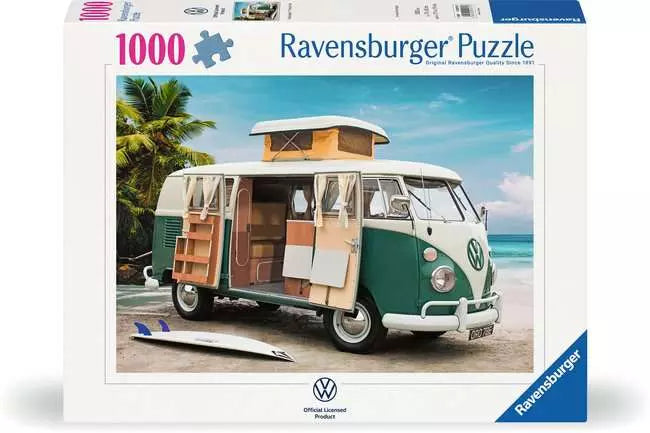 Volkswagen T1 CamperVan 1000 Piece Jigsaw Puzzle