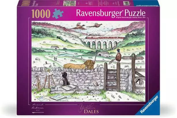 WT Yorkshire Life 1000 Piece Jigsaw Puzzle