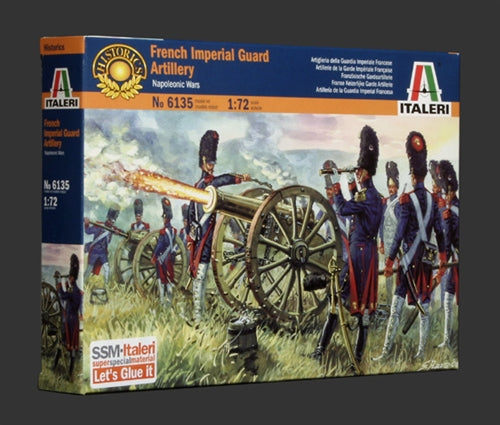 Italeri U.S. French Imperial Guard Artillery 1:72 Scale Figures