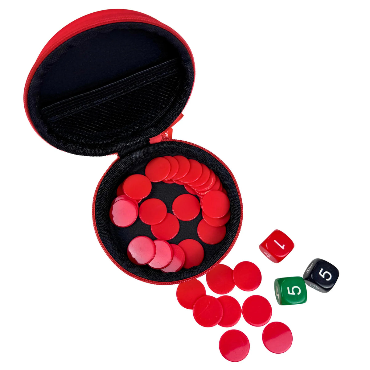 Pocket Dice - Cricket Game - Red