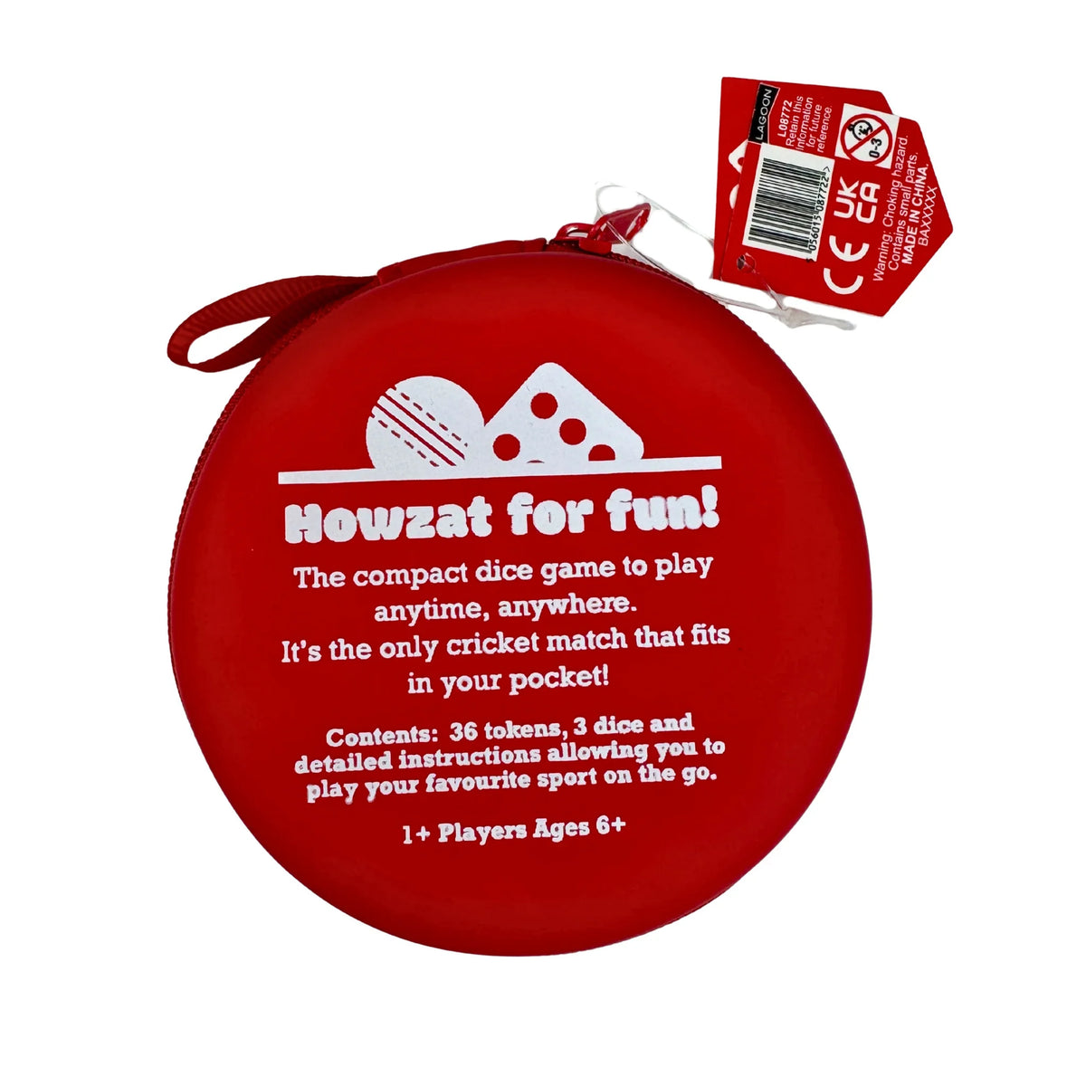 Pocket Dice - Cricket Game - Red
