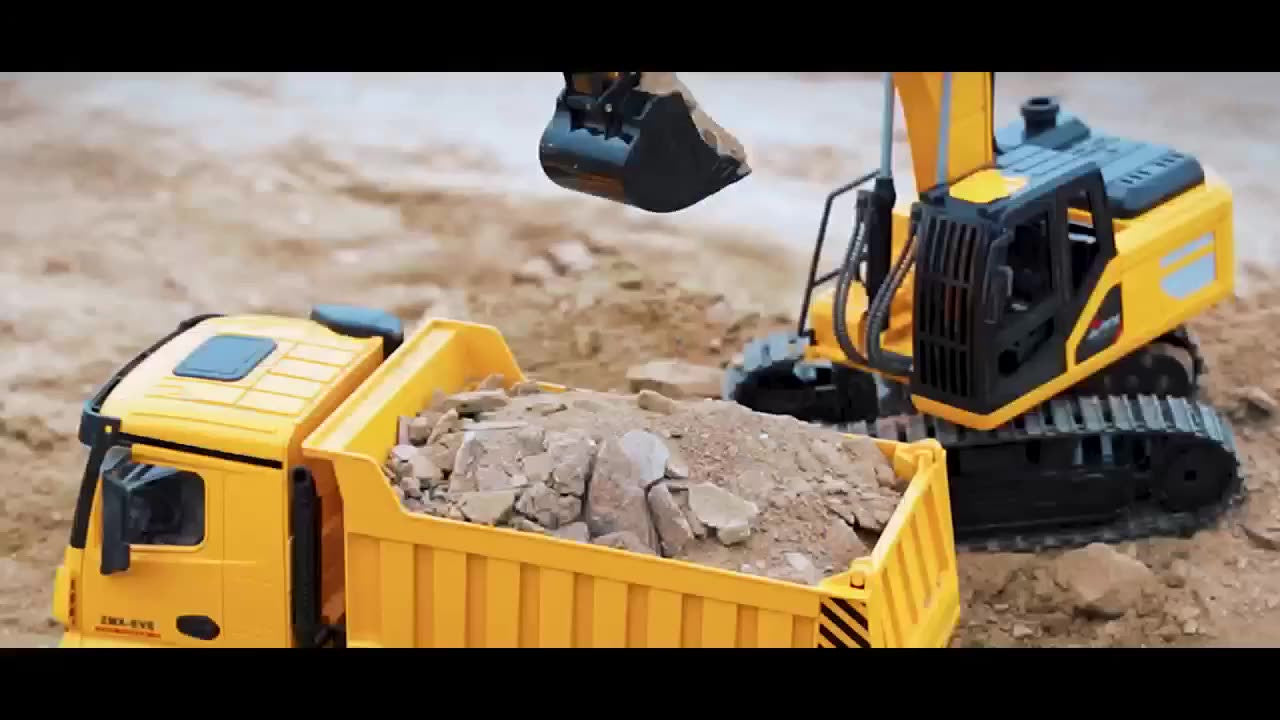 ZMX Radio Control Excavator with Steam FX 2.4G