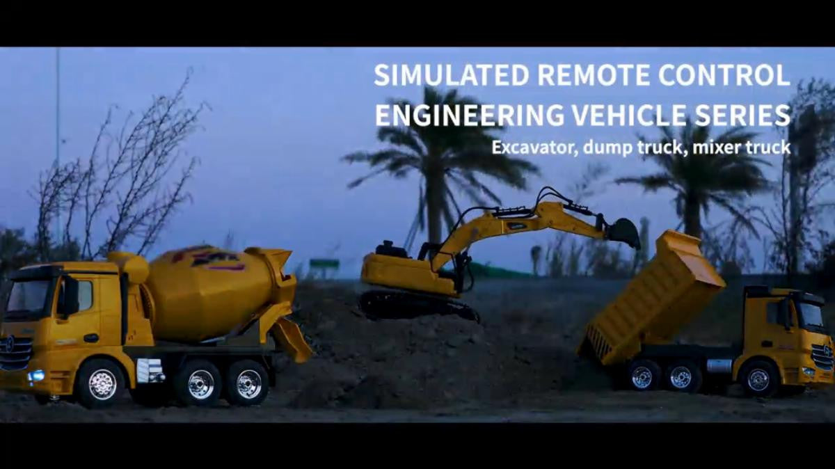 ZMX Radio Control Excavator with Steam FX 2.4G