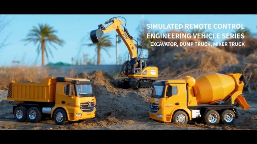 ZMX Radio Control Excavator with Steam FX 2.4G