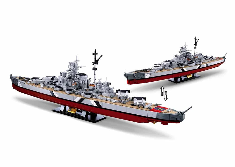 Sluban Bismarck Battleship  2-IN-1