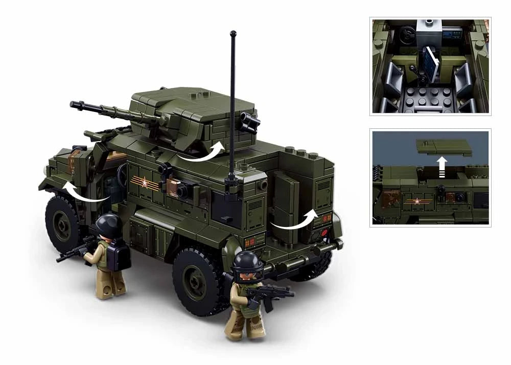 Sluban Typhoon VDVs assault armored vehicle