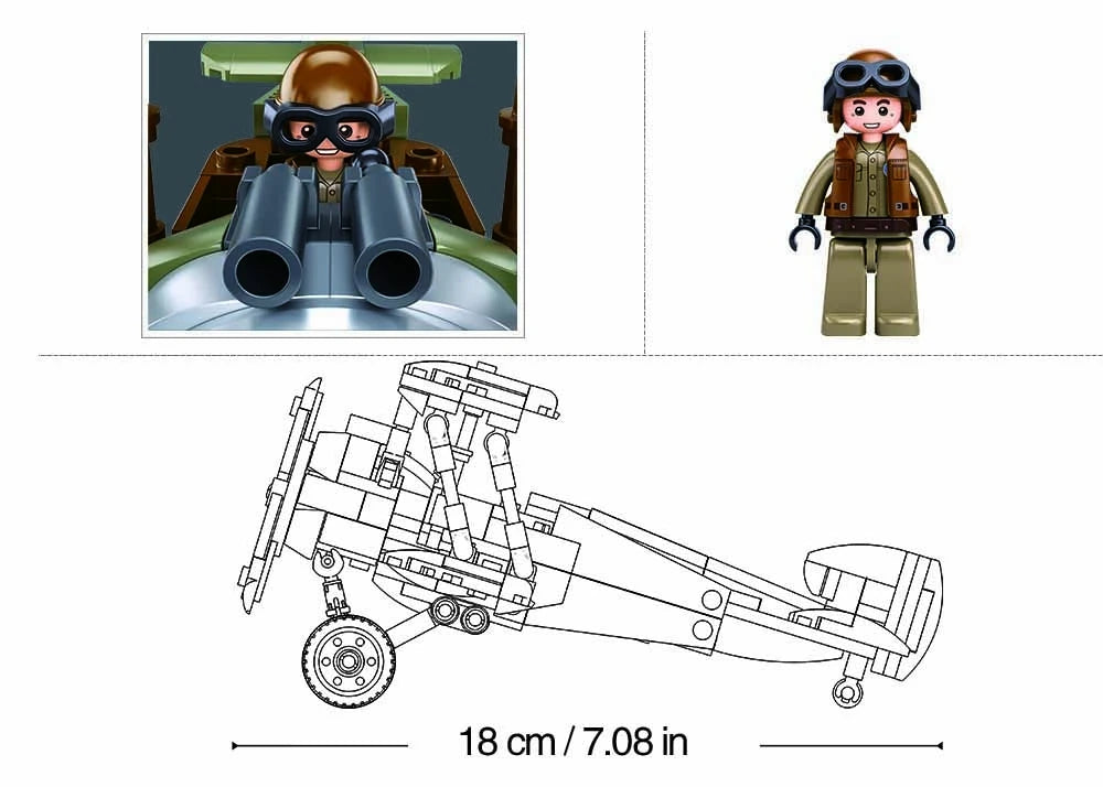 Sluban 1:35 Sopwith Camel S Construction Set
