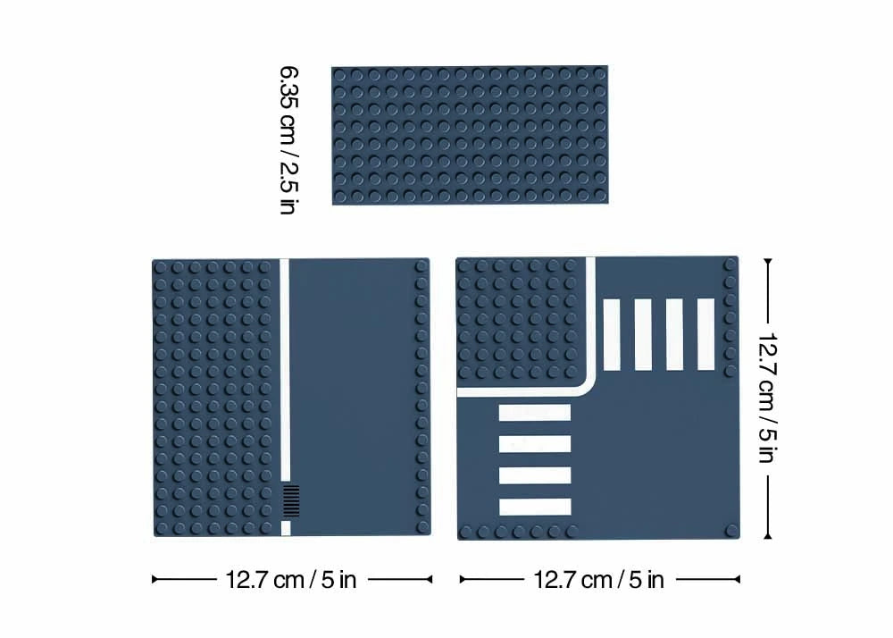 Sluban Town - Road Base Plate Construction Set