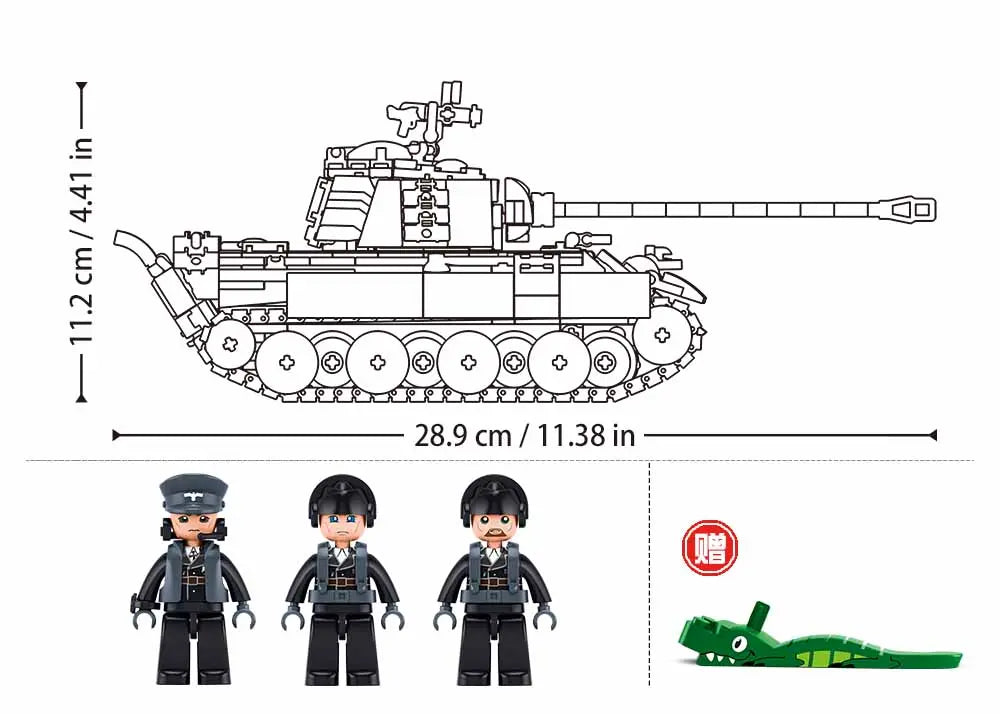 Sluban 1:35 Panther G Tank Construction Set