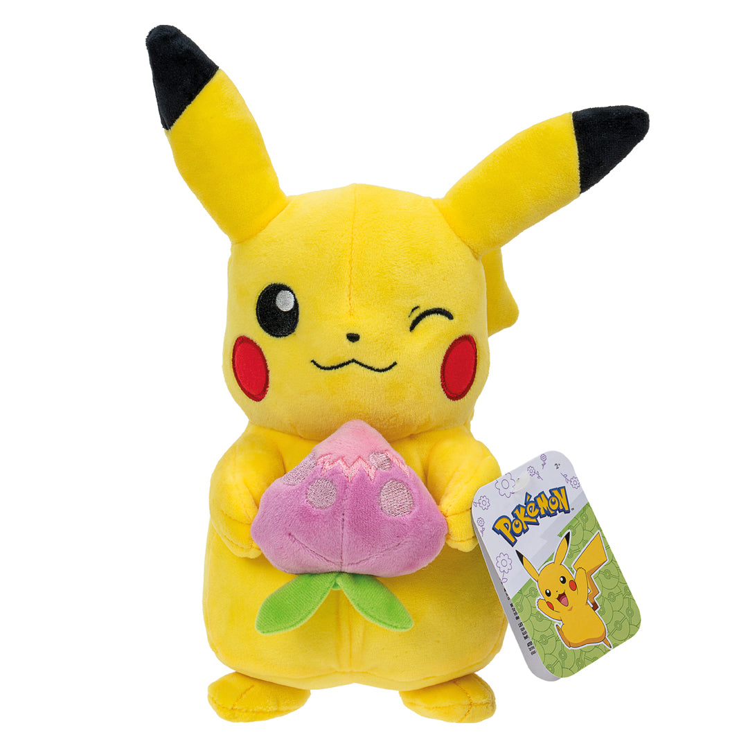 Pokemon 8" Pikachu With Pecha Berry