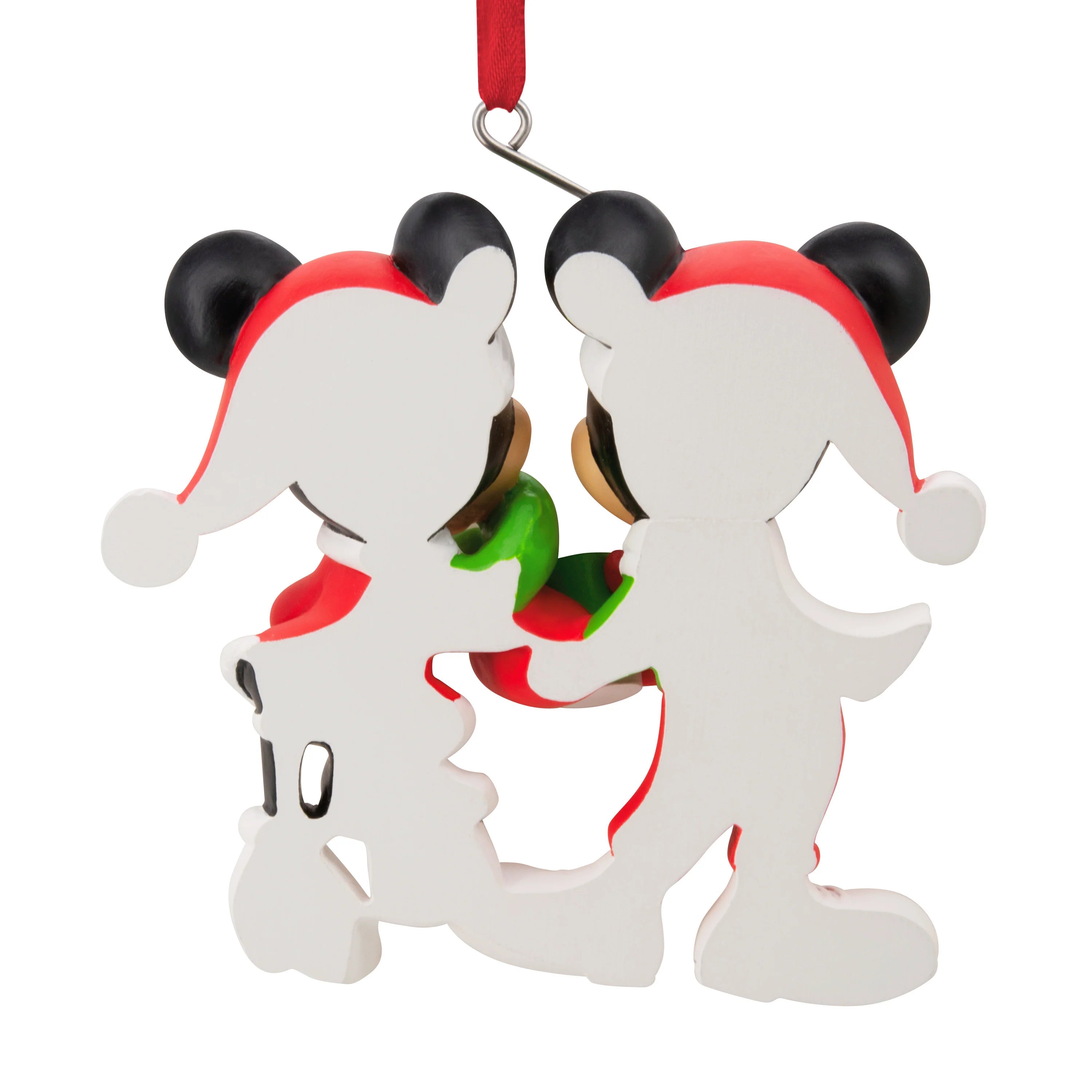 Hallmark Disney Mickey Mouse & Minnie Mouse Resin Christmas Decoration