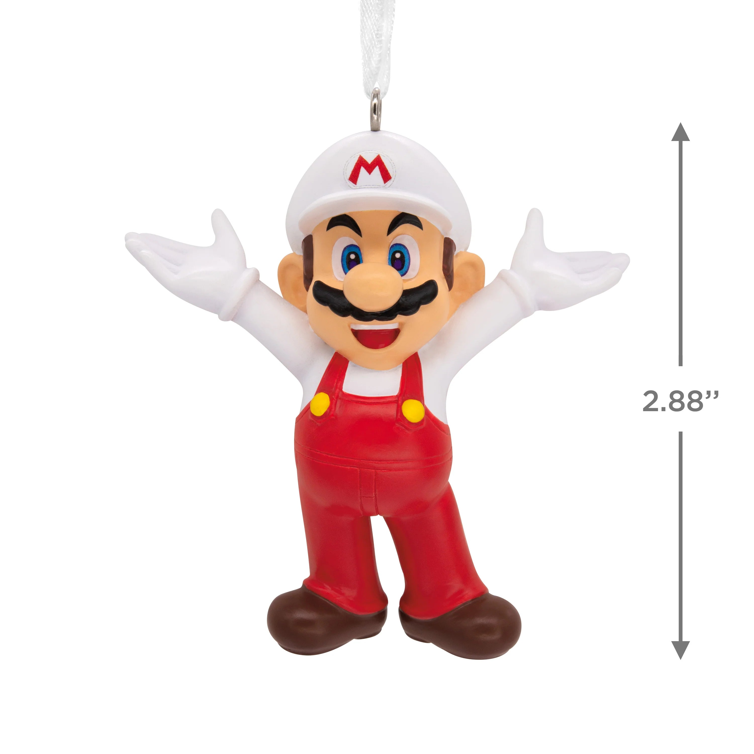 Hallmark Super Mario Fire Mario Resin Christmas Decoration
