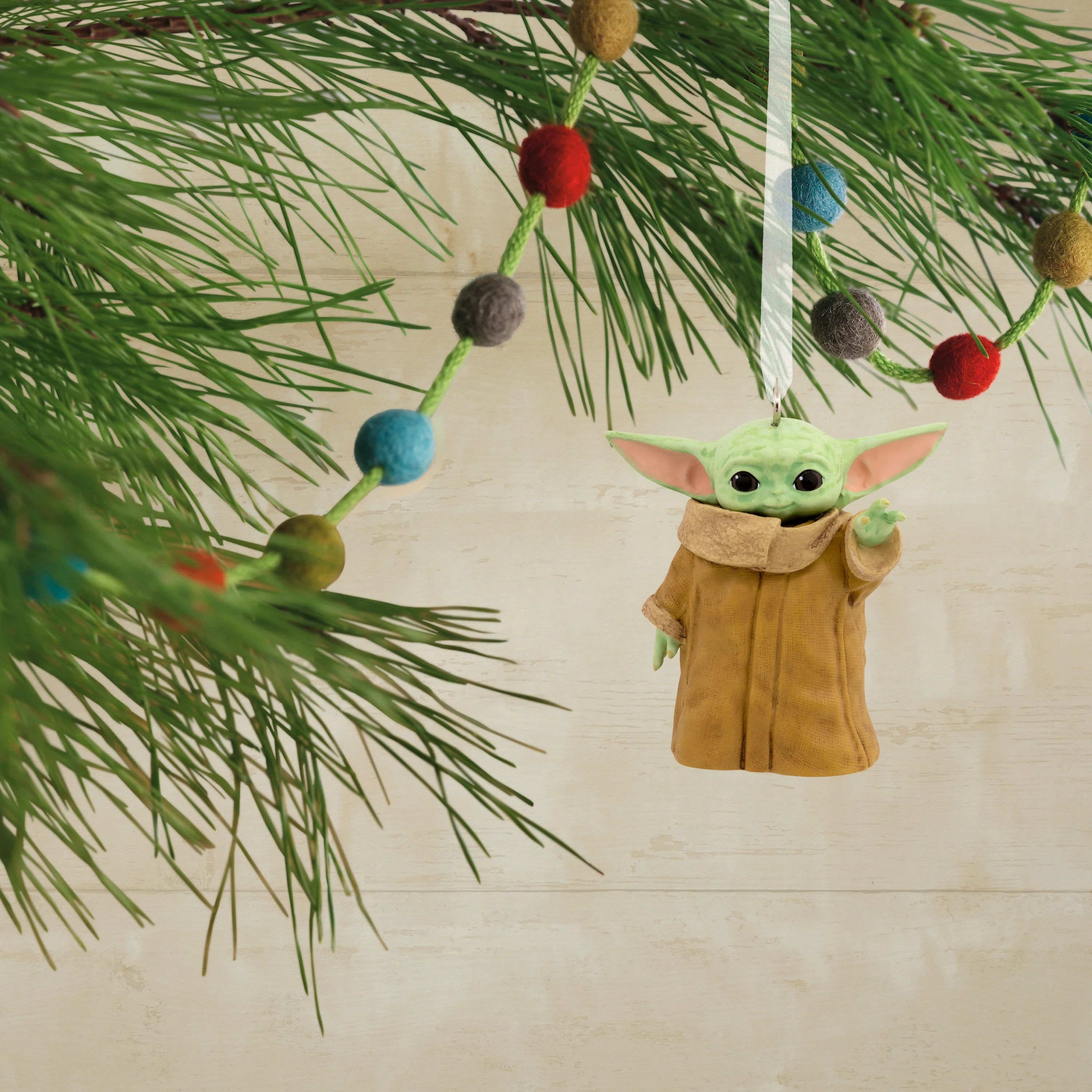 Hallmark Grogu Resin Christmas Decoration
