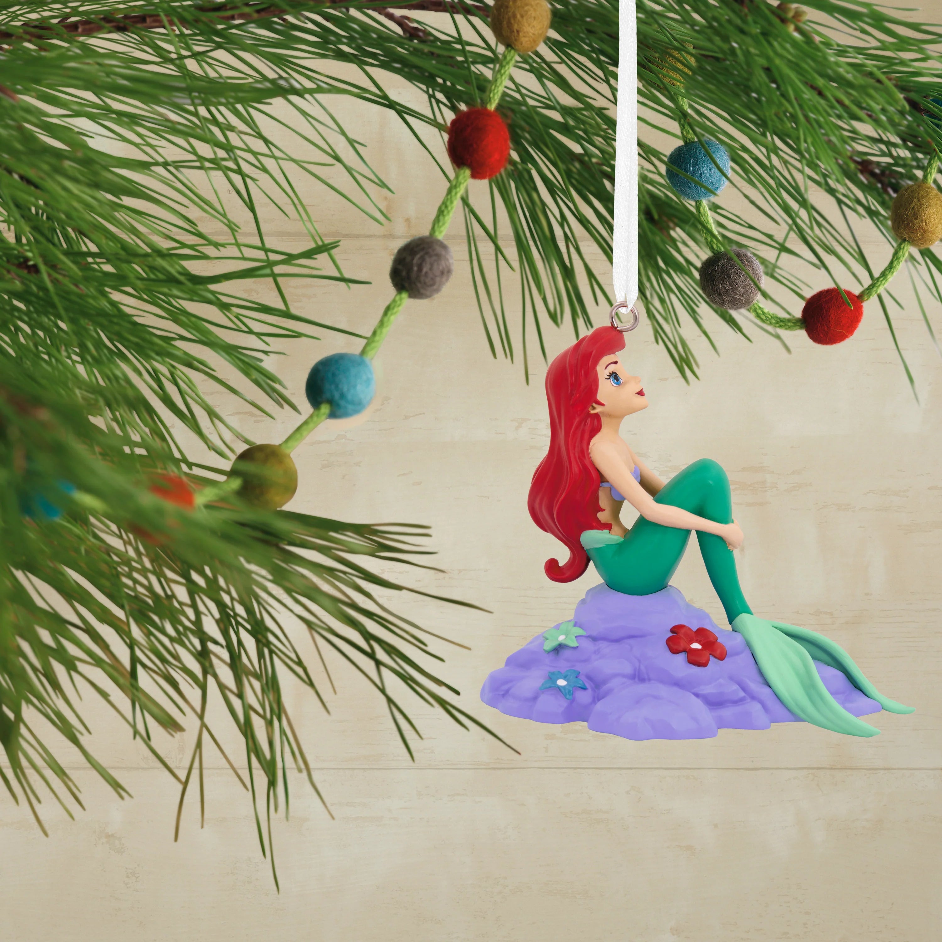 Hallmark Disney Ariel Resin Christmas Decoration