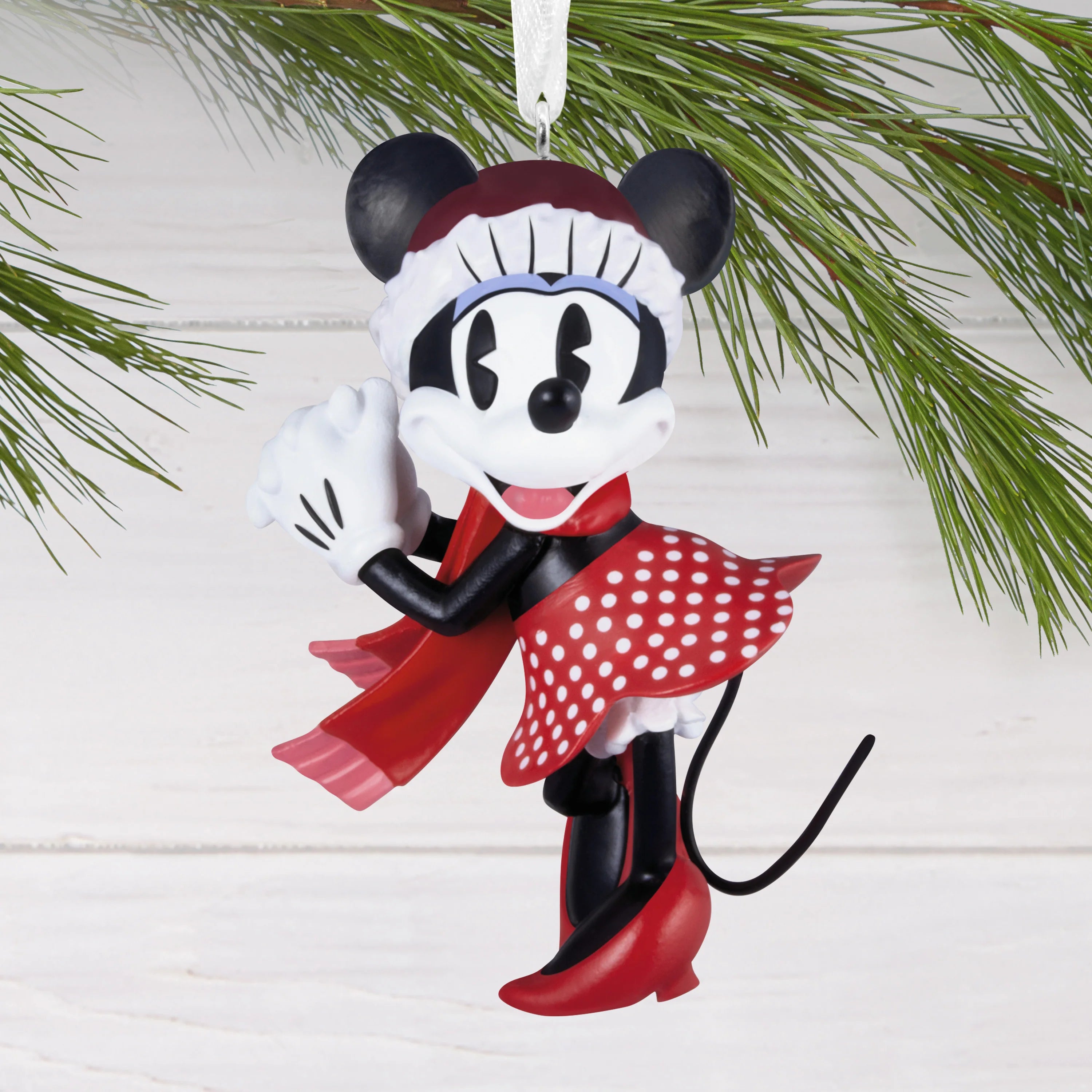 Hallmark Minnie Mouse Resin Christmas Decoration