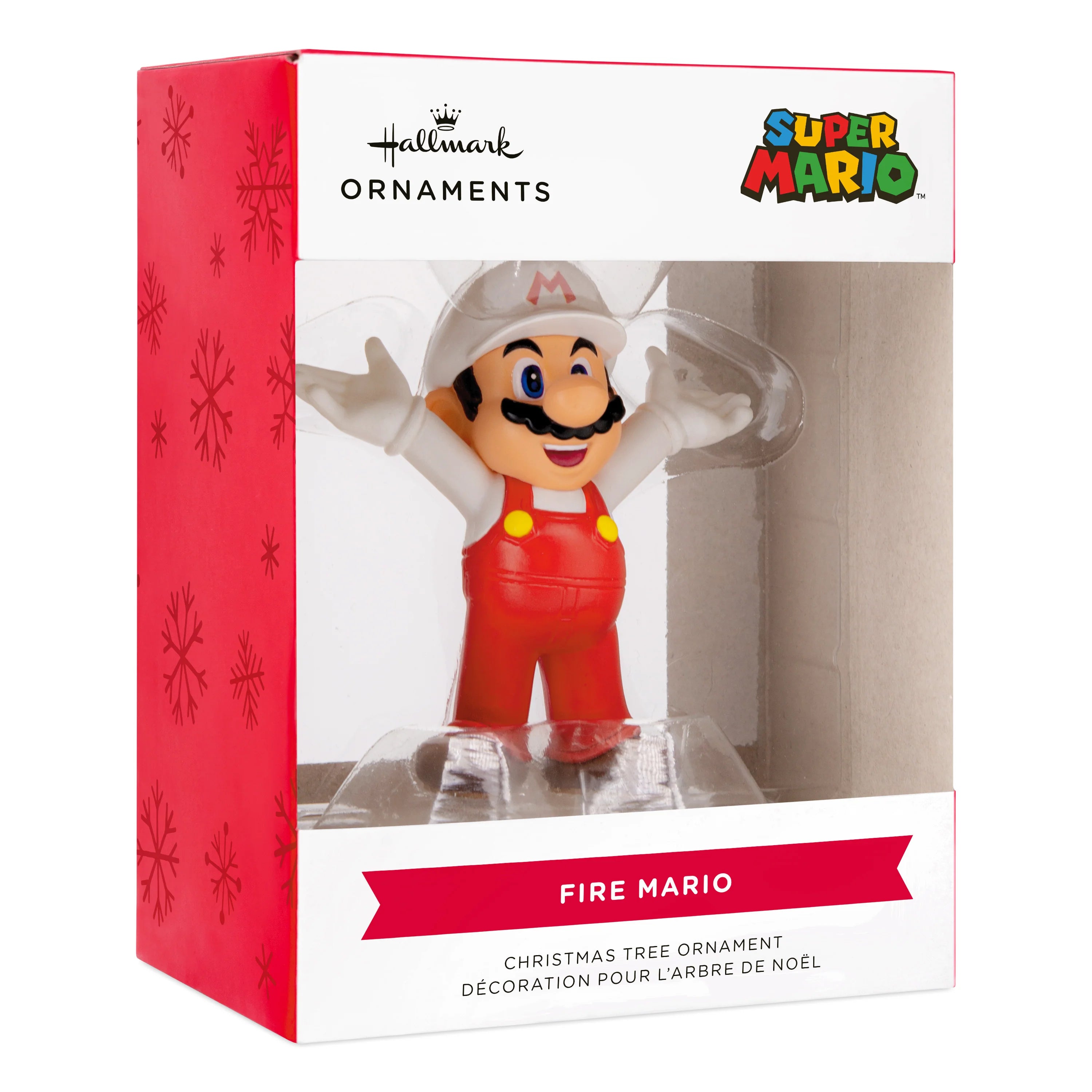 Hallmark Super Mario Fire Mario Resin Christmas Decoration
