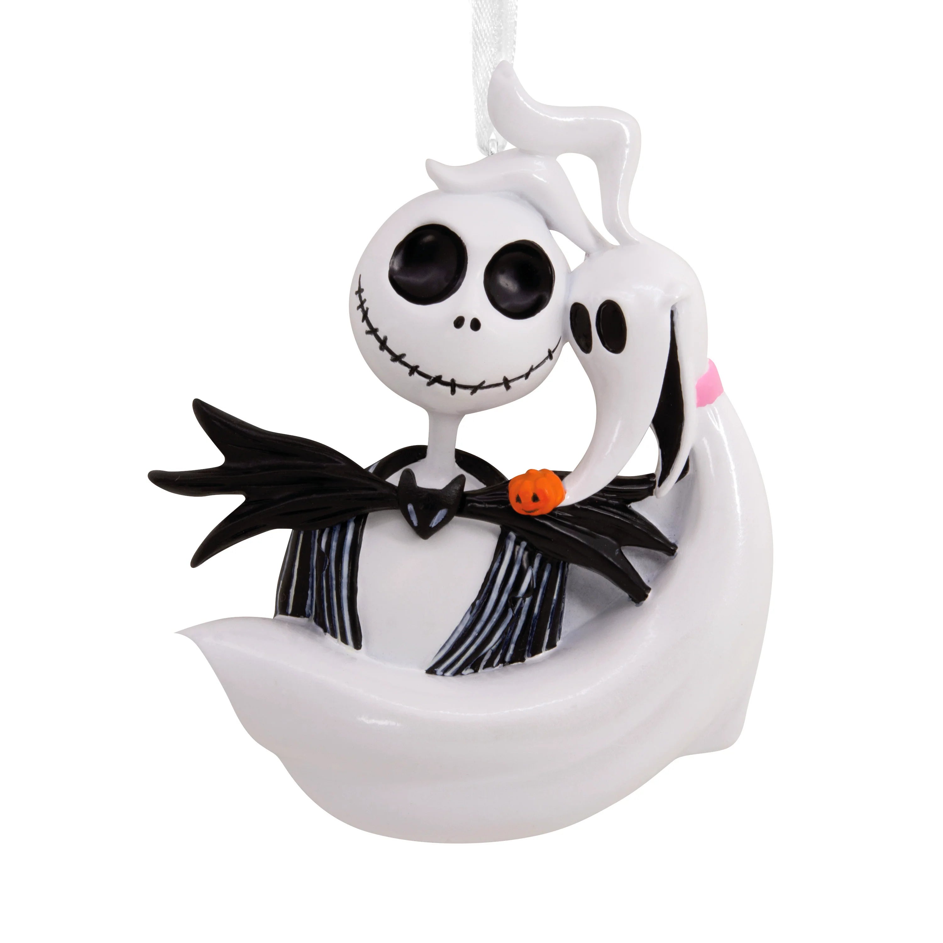 Hallmark Jack Skellington & Zero Resin Christmas Decoration