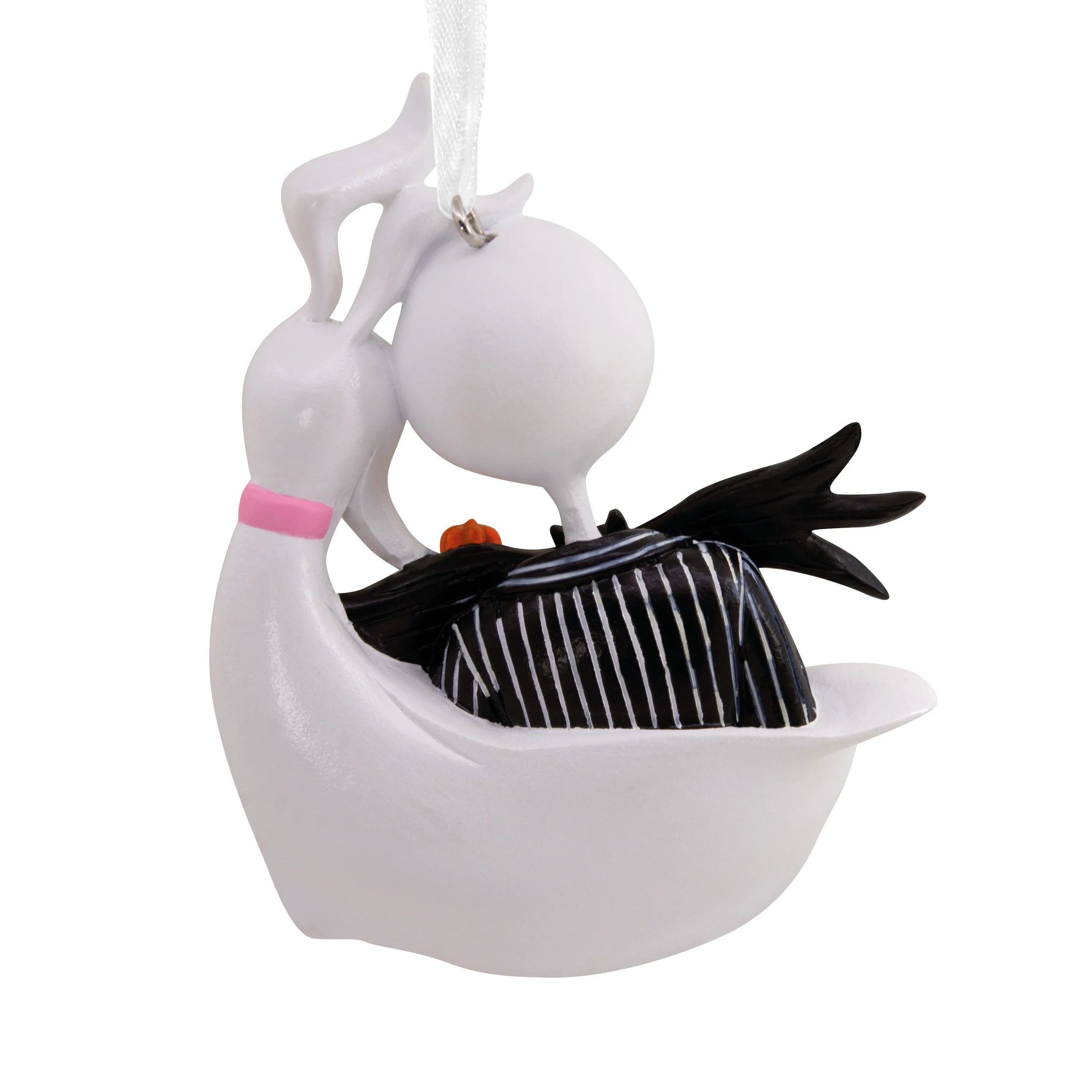 Hallmark Jack Skellington & Zero Resin Christmas Decoration