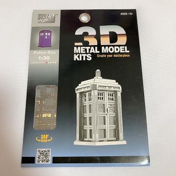 Metal World Police Box 1:30 3D Metal Kit
