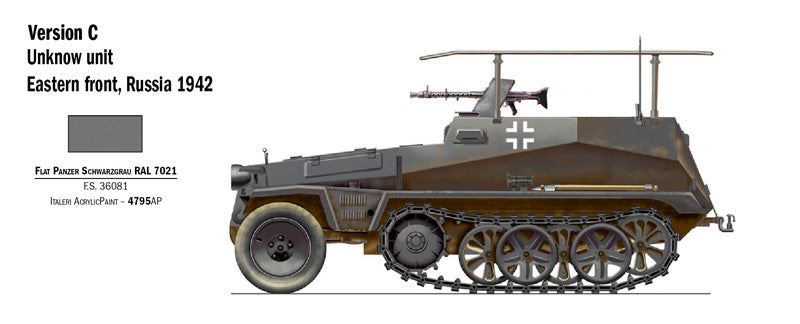 Italeri SDKFZ 250/3 Halftrack 1:72 Scale Kit