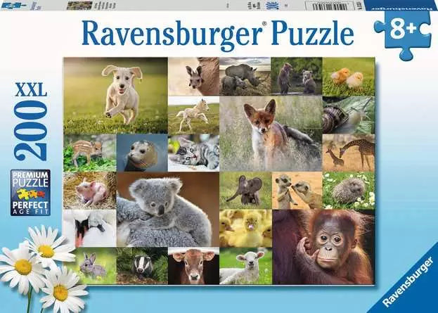 Baby Animals 200 XXL Piece Jigsaw Puzzle