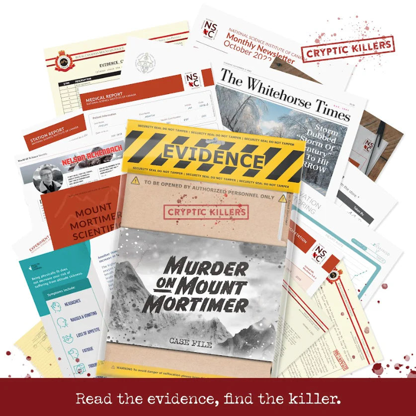 Cryptic Killers - Murder at Mount Mortimer Case File
