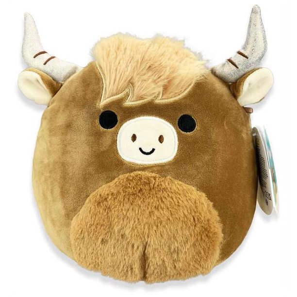 Squishmallows 20cm Wilfred the Highland Cow Plush