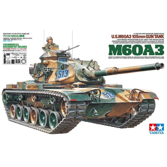 Tamiya M60A3 105mm Gun Tank