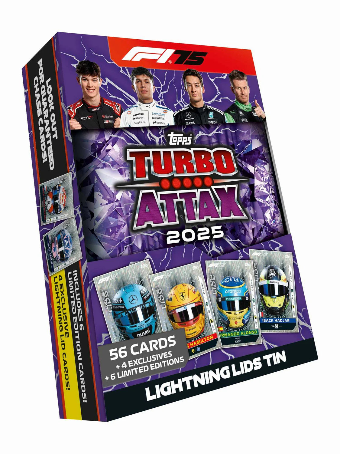 F1 Turbo Attax 2025 Mega Tin Assortment