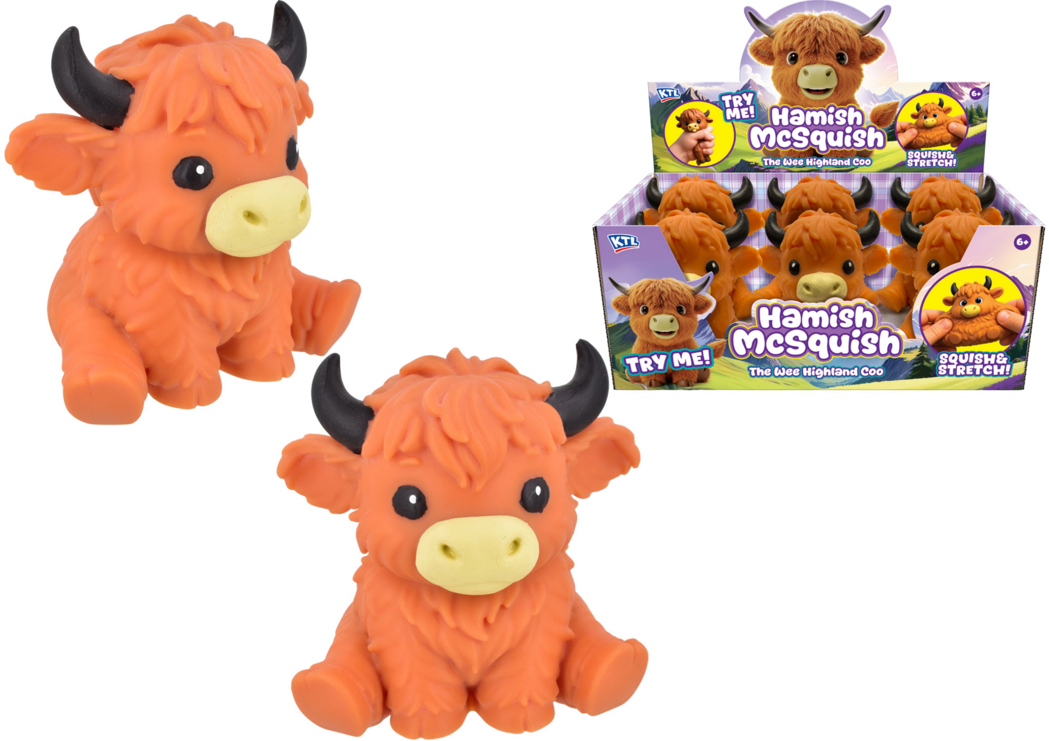 15cm Large Squishy Highland Cow