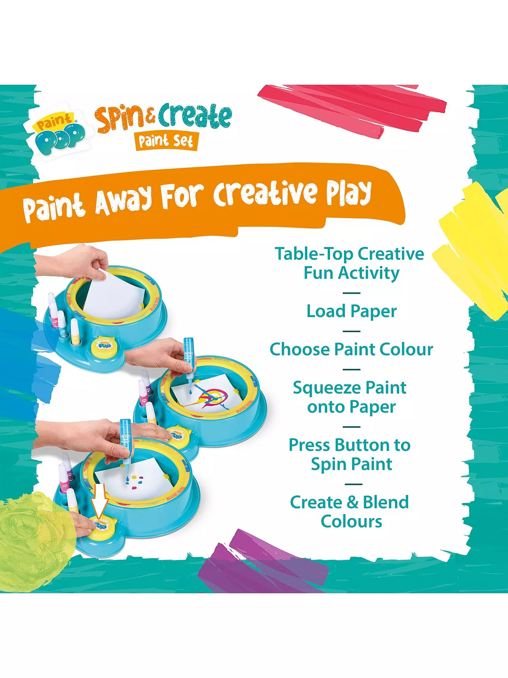 Paint Pop Spin & Create Paint Set