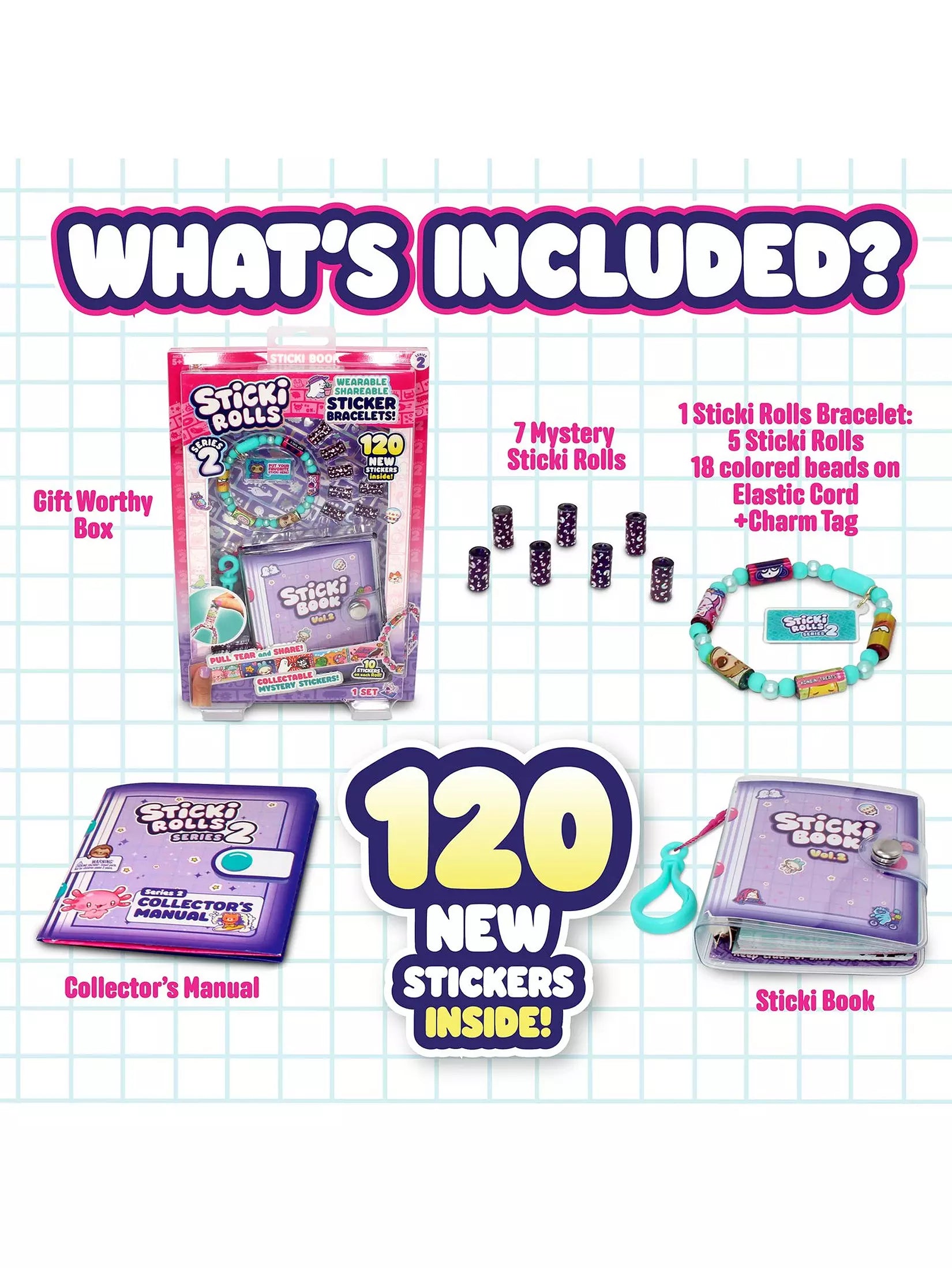 Sticki Rolls Sticki Book Pack S2