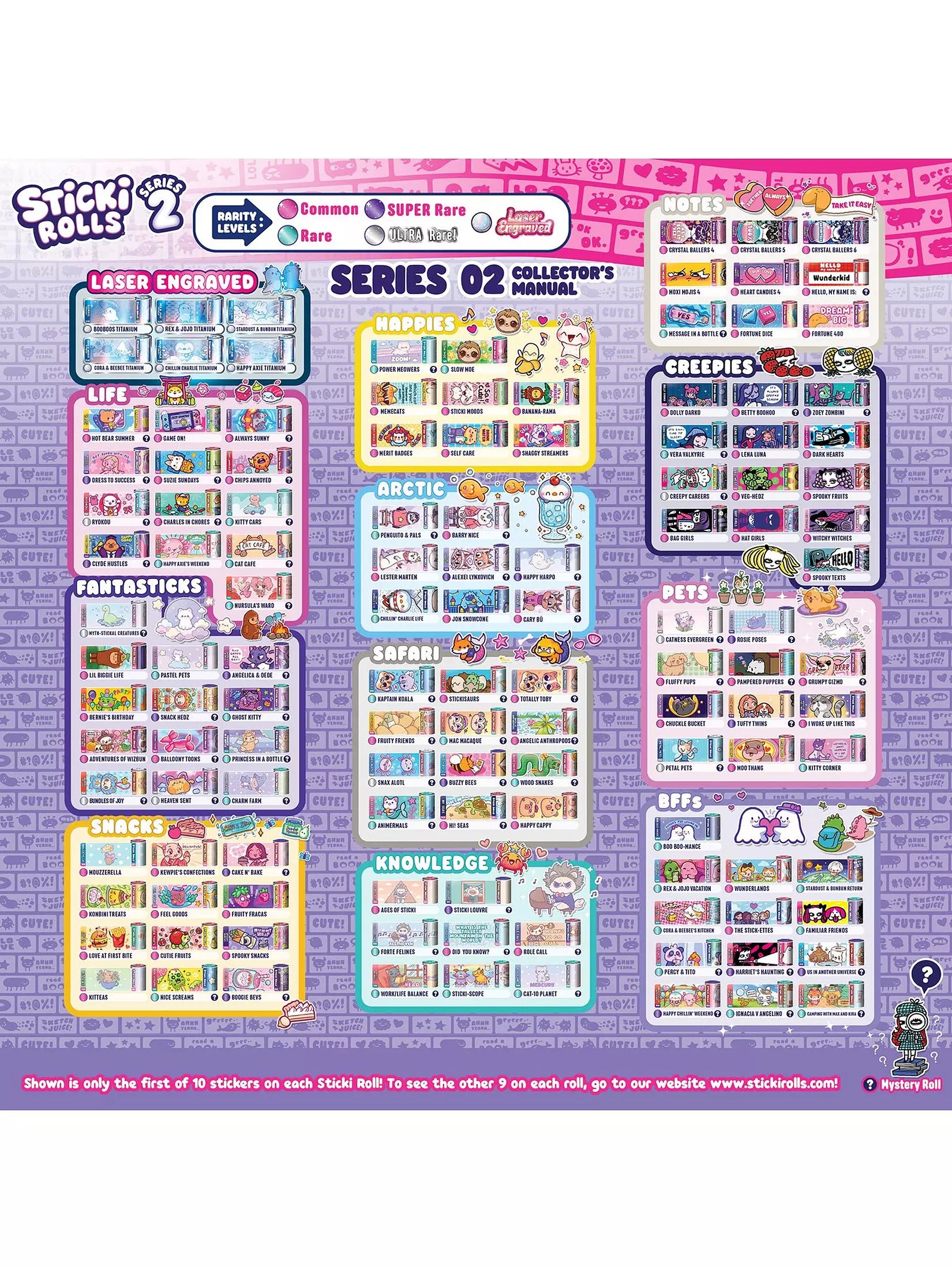 Sticki Rolls Sticki Book Pack S2