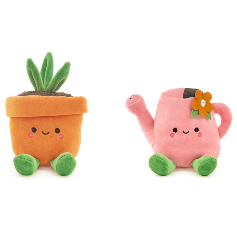 Hallmark Better Together Watering Can & Flower Plush Toy