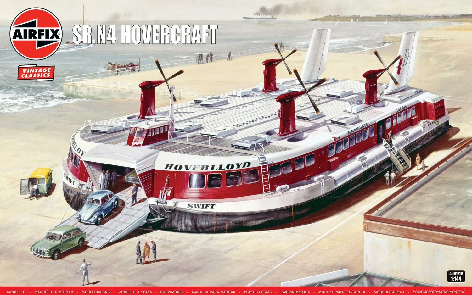 Airfix BHC SR.N4 Hovercraft 1:144 Scale Kit