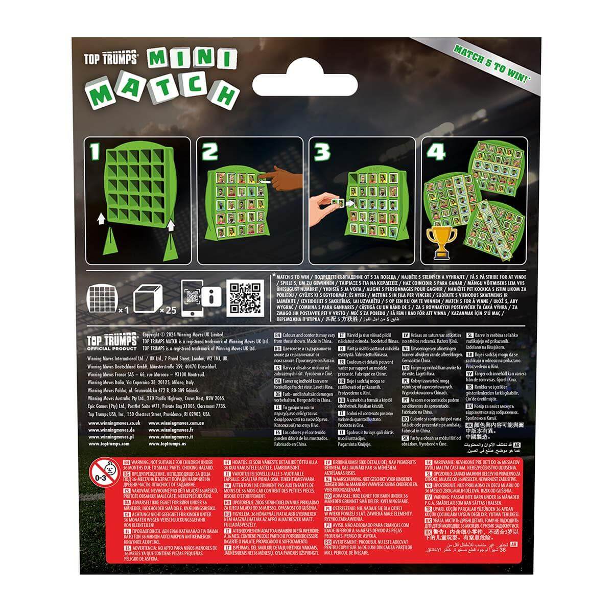 Top Trumps World Football Stars Mini Match Game